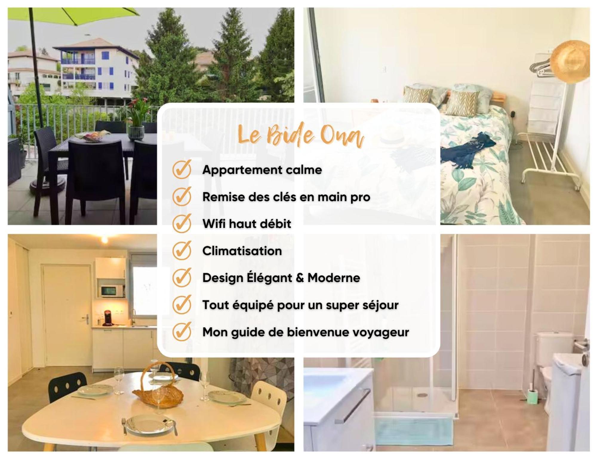 Bide Ona - Centre - Terrasse - Parking Apartman Bayonne Kültér fotó