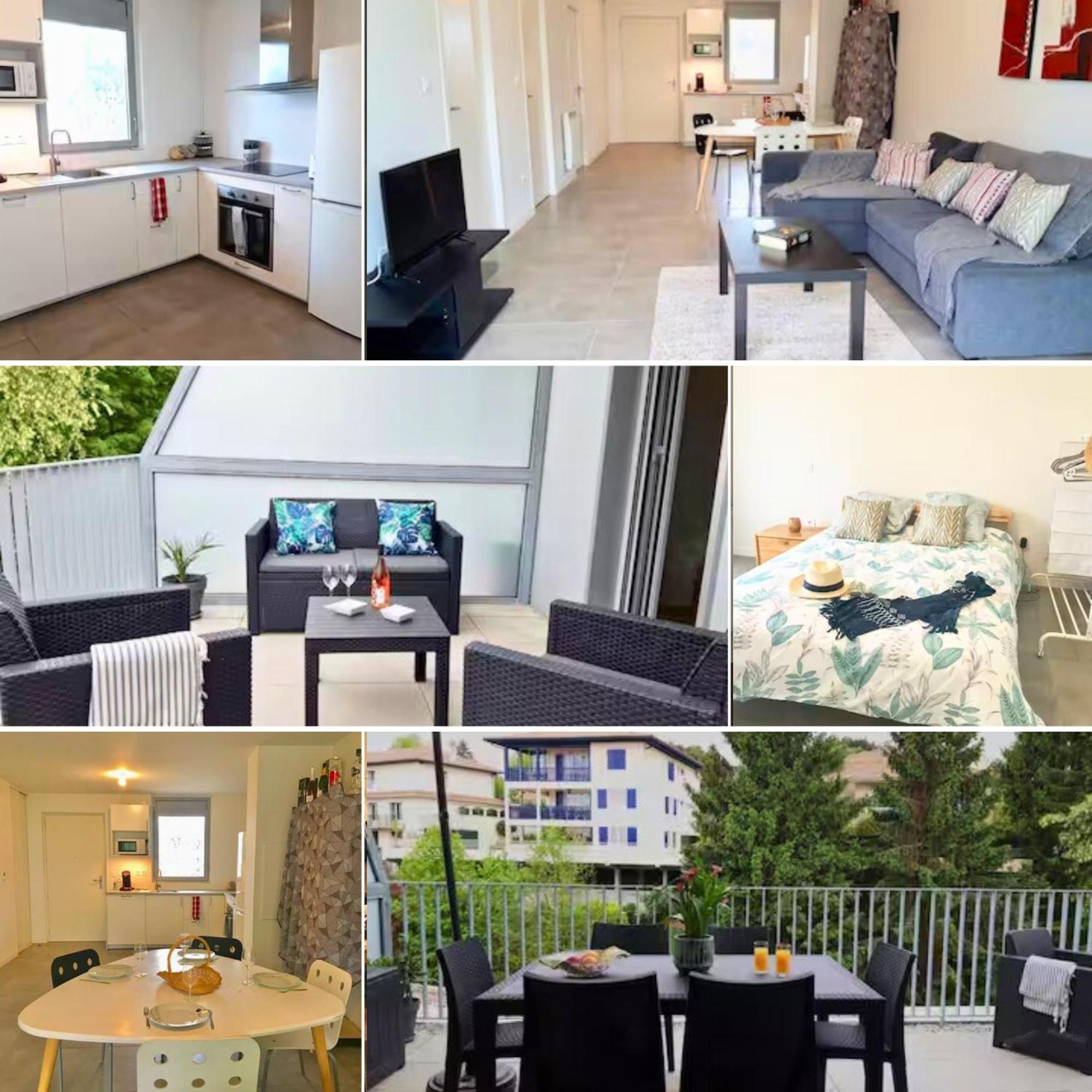 Bide Ona - Centre - Terrasse - Parking Apartman Bayonne Kültér fotó
